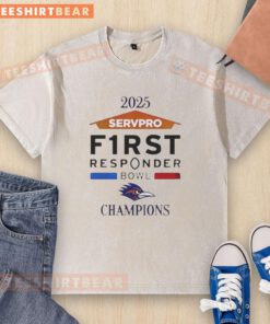 Alt Text: Pretty Utsa Roadrunners 2025 First Responder Bowl Champions washed t-shirt showcasing team pride and victory.