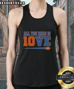 Denver Broncos Bo Nix football signature tank top featuring vibrant design, perfect for fans and game day attire.