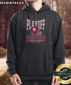 Alt Text: Indiana Hoosiers Playoff Bound hoodie for the Top College Football Playoff 2025-26 season, showcasing team pride.