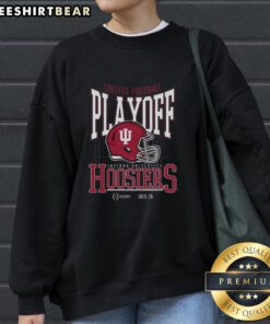 Top College Football Playoff 2025-26 Indiana Hoosiers sweatshirt featuring team colors and logo, perfect for fans.