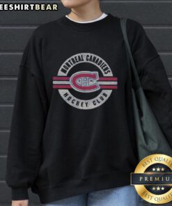 Vintage Montreal Canadiens Franklin sweatshirt, featuring classic design and team logo, perfect for fans and collectors.