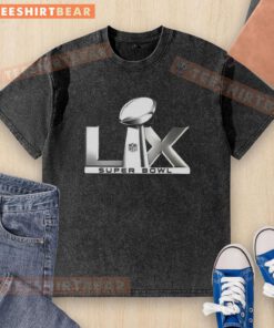 Alt Text: Seattle Seahawks 2026 Super Bowl LIX Champions trophy washed t-shirt showcasing team pride and style.