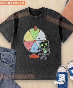 Top Vees Gameshow washed t-shirt featuring a vibrant design, perfect for casual wear and fans of game shows.
