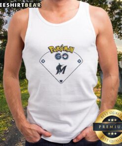 Awesome Miami Marlins X Pokemon Team Valor tank top featuring vibrant colors and a stylish design for fans.