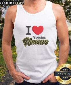 Alt Text: Funny I Love Wichita Honkers tank top featuring a playful design, perfect for Wichita fans and casual wear.