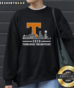 Good 2026 Tennessee Volunteers sweatshirt featuring city skyline design and all names, perfect for fans and alumni.