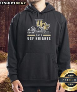 Alt Text: UCF Knights hoodie featuring 2026 design with city skyline, showcasing all names in stylish graphics.