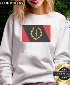 Alt Text: Stylish Good Black American Heritage Flag sweatshirt showcasing vibrant colors and cultural pride. Perfect for casual wear.