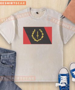 Good Black American Heritage Flag Washed T-Shirt showcasing vibrant flag design on a stylish, casual tee.