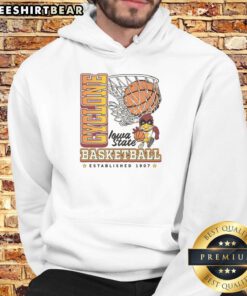 Good Cyclone Basketball Max Collegiate Hoodie in vibrant colors, perfect for fans and athletes supporting their team.