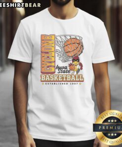 Alt Text: Good Cyclone Basketball Max Collegiate T-Shirt featuring vibrant colors and team logo for fans and athletes.