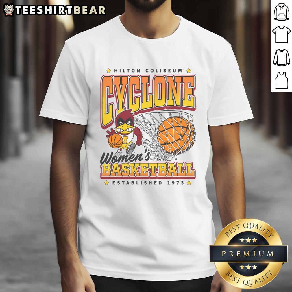 Good Cyclone Wbb Max Collegiate T-Shirt featuring a vibrant design for fans of women's basketball and collegiate spirit.