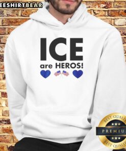 Good Ice Are Heroes flag hoodie in vibrant colors, showcasing a unique design perfect for casual wear and ice hockey fans.