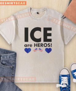 Good Ice Are Heroes flag washed t-shirt featuring a vibrant design, perfect for casual wear and showcasing your love for ice sports.