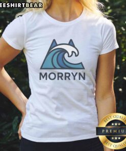 Good Morryn Wave logo on a stylish ladies tee, perfect for casual wear and showcasing your love for the brand.
