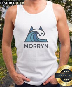 Good Morryn Wave Logo Tank Top featuring a stylish design for casual wear, perfect for summer outings and beach days.