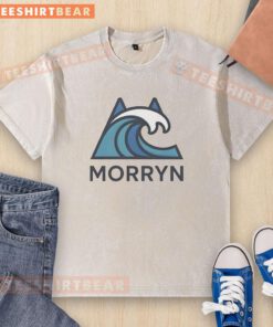 Good Morryn Wave Logo washed t-shirt featuring a stylish design in soft fabric, perfect for casual wear.