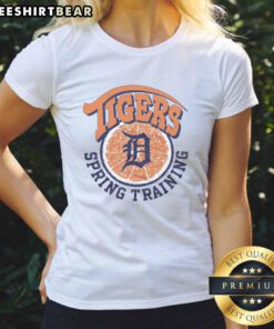 Hot Detroit Tigers Spring Training Grapefruit Ladies Tee in vibrant colors, perfect for fans enjoying the season.