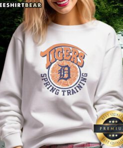 Hot Detroit Tigers spring training grapefruit sweatshirt, featuring vibrant colors and a stylish design for fans.
