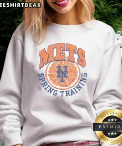 Hot New York Mets Spring Training Grapefruit Sweatshirt in vibrant blue, perfect for baseball fans and spring outings.