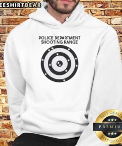 Nice Police Department Shooting Range Hoodie in navy, featuring a bold logo and designed for comfort and style.