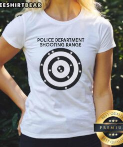 Nice Police Department Shooting Range Ladies Tee showcasing a stylish design for female shooting enthusiasts.