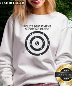 Nice Police Department Shooting Range Sweatshirt featuring a stylish design for law enforcement enthusiasts.