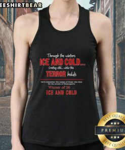 Stylish Nice Through The Winters ICE and Cold tank top showcased on a model, perfect for winter layering.