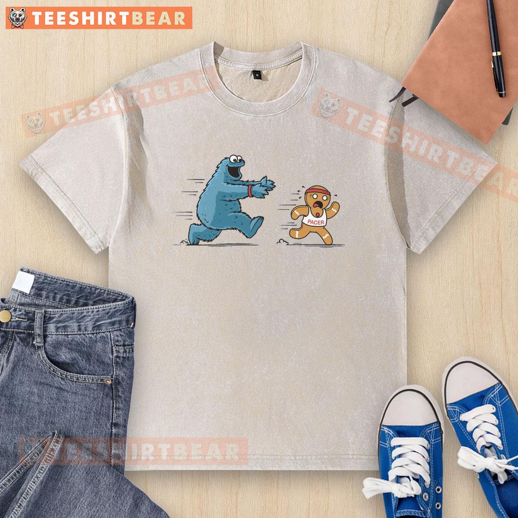 Official Cookie Motivation Washed T-Shirt in soft fabric, featuring a fun cookie graphic, perfect for casual wear.