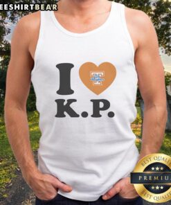 Official I Love Karlyn Pickens 23 Tennessee Lady Volunteers softball heart-shaped tank top design.