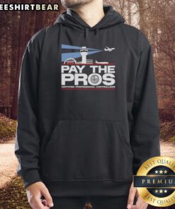 Official Pay The Pros Certified Professional Controllers hoodie in black, showcasing logo and stylish design for gamers.