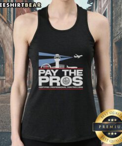 Alt Text: Official Pay The Pros Certified Professional Controllers tank top featuring a stylish design for gamers and enthusiasts.