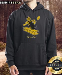 Alt Text: Official Pittsburgh Steelers Football 1962 retro logo hoodie showcasing vintage design and team spirit.