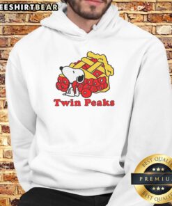 Alt Text: Official Snoopy Twin Peaks Hoodie featuring a unique design with Snoopy and iconic Twin Peaks elements. Perfect for fans!