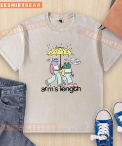 Premium Arms Length Frog and Toad Washed T-Shirt featuring vibrant frog and toad graphic on soft fabric.