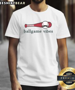 Premium Ballgame Vibes T-Shirt featuring a stylish design, perfect for sports fans and casual outings.