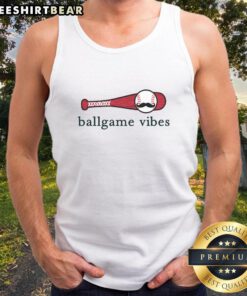 Premium Ballgame Vibes Tank Top featuring a stylish design, perfect for summer outings and sports events.