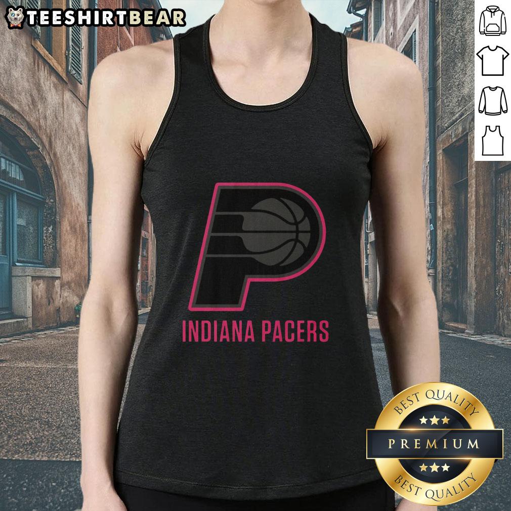 Premium Indiana Pacers Highlight Reel Tank Top featuring vibrant team graphics, perfect for fans and summer wear.