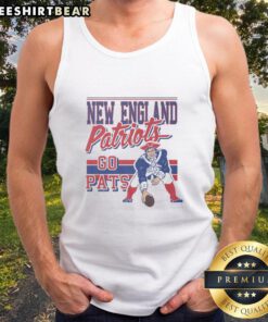 Premium New England Patriots Spirit Script Tank Top for fans, featuring stylish design and team colors.