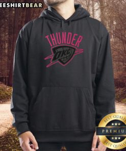 Premium Oklahoma City Thunder Highlight Reel Hoodie featuring vibrant team colors and logo, perfect for fans.