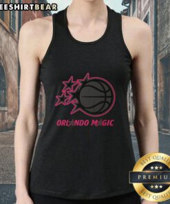 Premium Orlando Magic highlight reel tank top showcasing vibrant team graphics and a stylish design for fans.