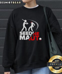 Alt Text: Premium Stick Figure Beheading Seedhe Maut Logo Sweatshirt featuring a bold graphic design on a comfortable fabric.