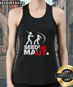 Alt Text: Premium Stick Figure Beheading Seedhe Maut Logo Tank Top featuring bold graphic design and vibrant colors.