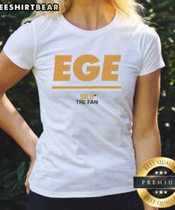 Pretty Ege 965 Kansas City Chiefs Football Ladies Tee in red with team logo, perfect for female fans.