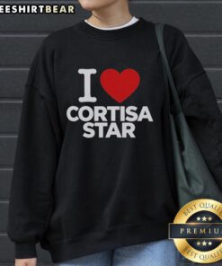 Pretty I Love Cortisa Star Sweatshirt featuring a stylish design with star motifs, perfect for casual wear.