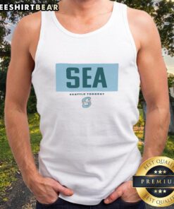 Pretty Seattle Torrent Crossbar Tank Top featuring a vibrant design, perfect for casual summer wear in Seattle.