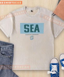 Pretty Seattle Torrent Crossbar Washed T-Shirt featuring a trendy design and soft fabric, perfect for casual wear.