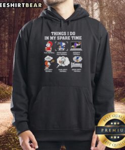 Cozy Snoopy play football hoodie showcasing fun and stylish designs for casual wear in spare time activities.