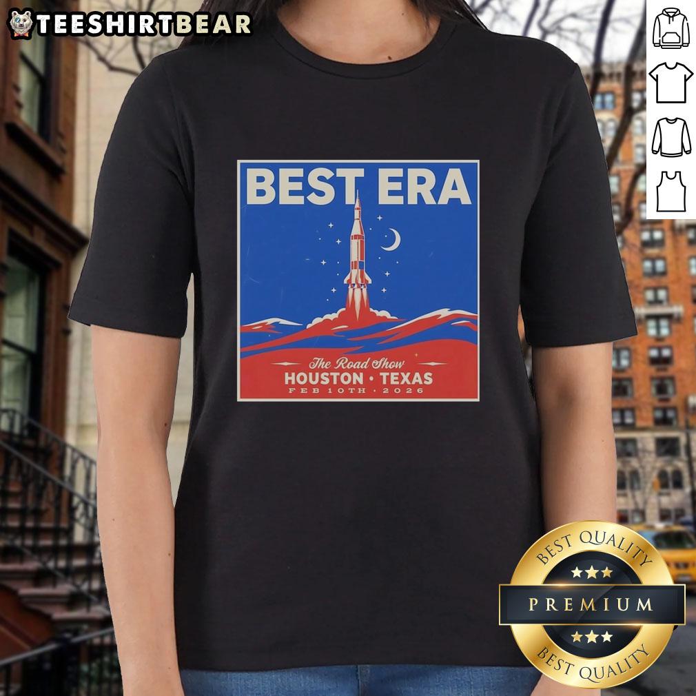 Top Best Era The Road Show Houston Texas Ladies Tee featuring stylish design and comfortable fit for everyday wear.
