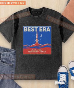 Top Best Era The Road Show Houston Texas washed t-shirt featuring a vintage design and soft fabric, perfect for casual wear.